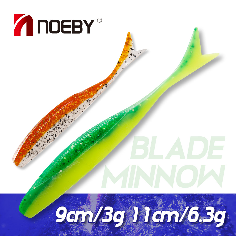 Fishing Lure Blade Bait - NOEBY لينة إغراء شفرة البلمة 9