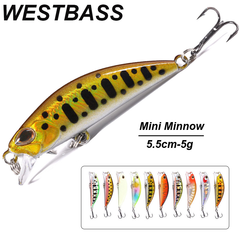 WESTBASS 1PX مايكرو البلمة إغر - مراجعة Fishing Lure Crankbait وسعره