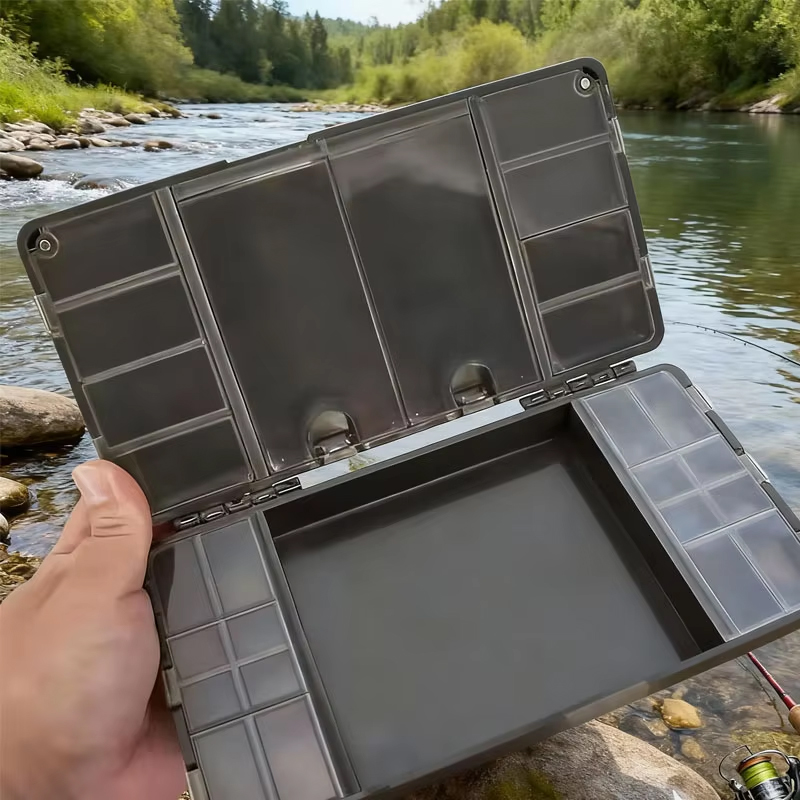 صندوق معالجة PVC صلب بسعة كبير - مراجعة Fishing Lure Box وسعره