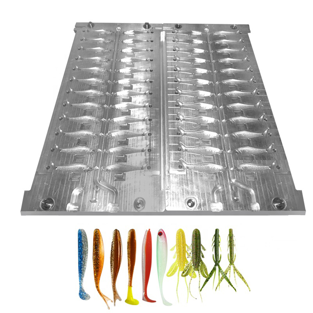 قالب صيد السمك المخصص المصنوع  - مراجعة Fishing Lure Soft Plastic وسعره