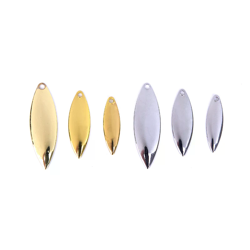 50 قطعة من شفرات الصيد الدوارة - مراجعة Fishing Lure Blade Bait وسعره