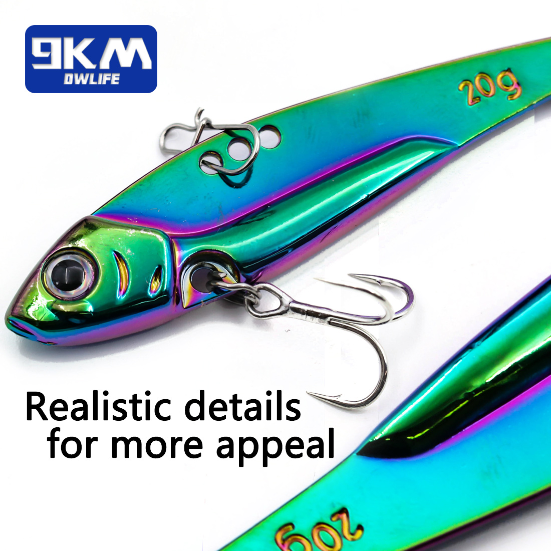 9 كجم 1 قطعة شفرة معدنية الصيد - مراجعة Fishing Lure Blade Bait وسعره