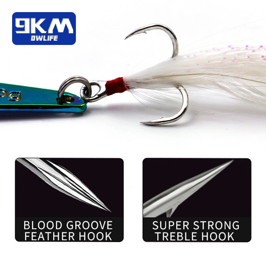 9 كجم 1 قطعة شفرة معدنية الصيد - مراجعة Fishing Lure Blade Bait وسعره