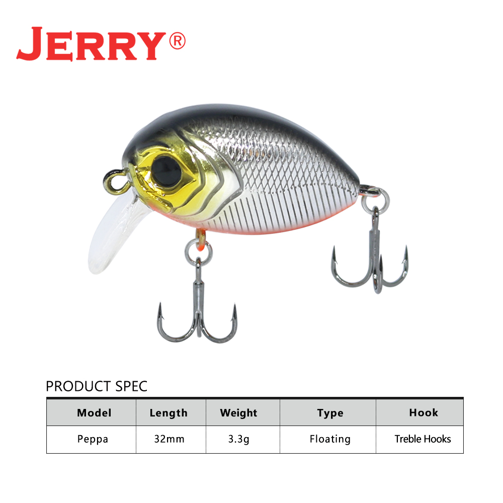جيري بيبا المتذبذب إغراء العائ - مراجعة Fishing Lure Crankbait وسعره