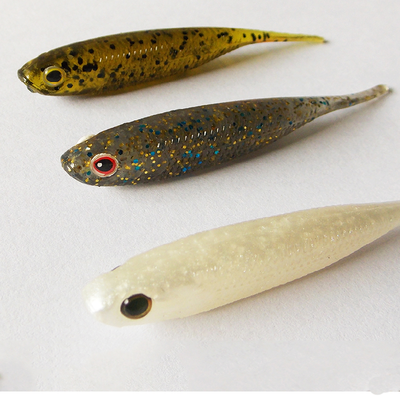 ESFISHING I لامعة شاد 10 قطعة  - مراجعة Fishing Lure Soft Plastic وسعره